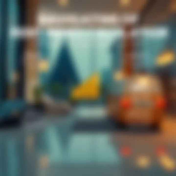 Infographic explaining the functionalities of the rent index calculator