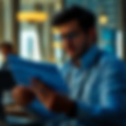 Navigating Visa Regulations A person looking concerned while reviewing visa documents