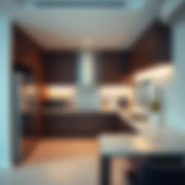 An unfurnished kitchen highlighting customization potential with modern fixtures.